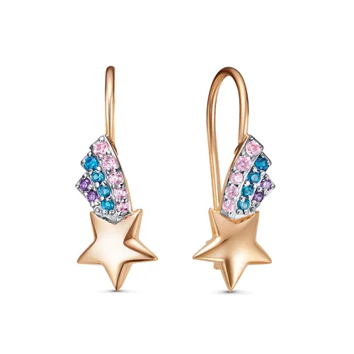 Детские серьги,  Золото 585, 1202691