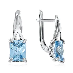 Серьги, Серебро 925, Фианит 2340200095-70 Серьги, Серебро 925, Фианит 2340200095-70