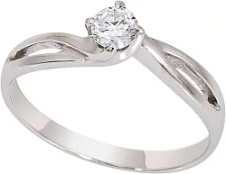 Помолвочное кольцо,  Золото 585, Бриллиант 259721ю