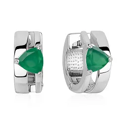 Серьги, Серебро 925, Агат 2340395537-60 Серьги, Серебро 925, Агат 2340395537-60
