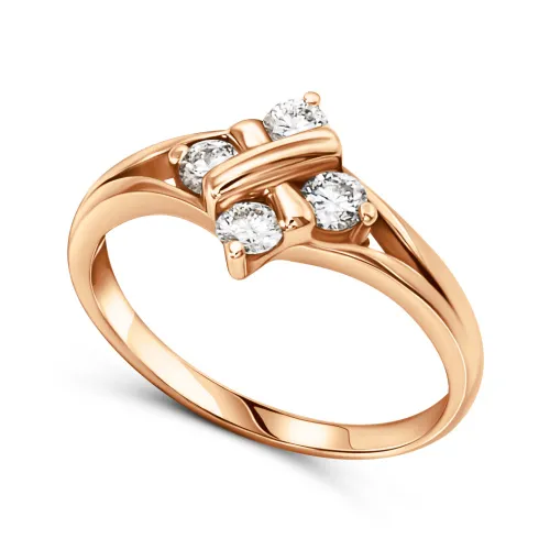 Кольцо Золото 585, 214211ю