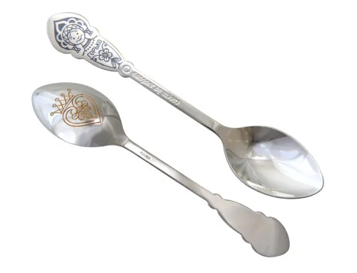 40010424В04 ложка чайная "Совет да любовь",  Серебро 925 40010424В04 ложка чайная "Совет да любовь",  Серебро 925