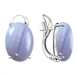 Серьги, Серебро 925, Агат 2340395045-84
