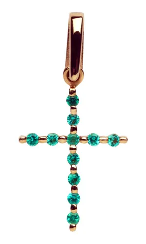 Подвеска крест, Золото 585, 332011ю