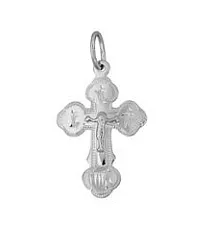 Подвеска крест, Серебро 925 92-21-0021-00