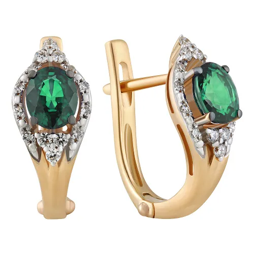 Серьги, Золото 585, 65-41E01315-S0DDEM