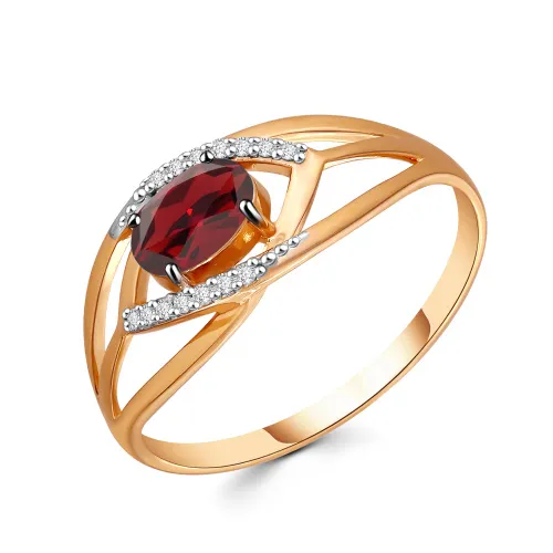 Кольцо Золото 585, 02-01-0221-02