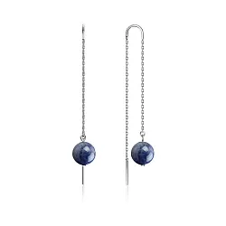 Серьги, Серебро 925, Танзанит 2340960712-9 Серьги, Серебро 925, Танзанит 2340960712-9