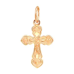Подвеска крест, Золото 585 20-0106