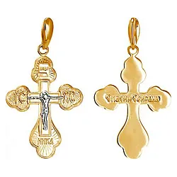 Подвеска крест, Золото 585 ПШ0139А