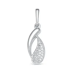 Подвеска фантазийная,  Серебро 925, Фианит Z3-9752
