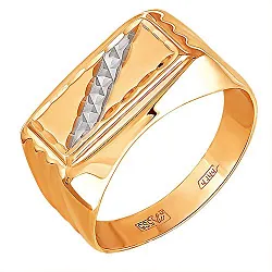 Кольцо мужское (печатка). Золото 585 1109710 1 1