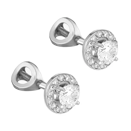 Серьги пусеты-гвоздики, Серебро 925, с1044рв