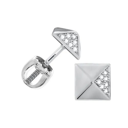 Серьги пусеты-гвоздики, Серебро 925, 2340200544