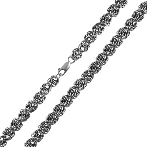 Цепочка Серебро 925, плетение Роза, 6-5030