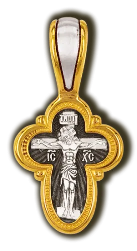 Подвеска крест, Серебро 925, 08073