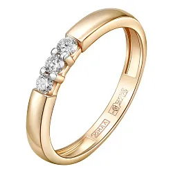 Кольцо Золото 585, Бриллиант 84-41R01357-F0DD