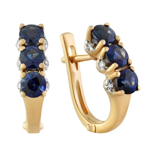 Серьги, Золото 585, 36-41E01058-S0DDSA