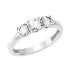 Кольцо Серебро 925, Фианит 1028911-01210