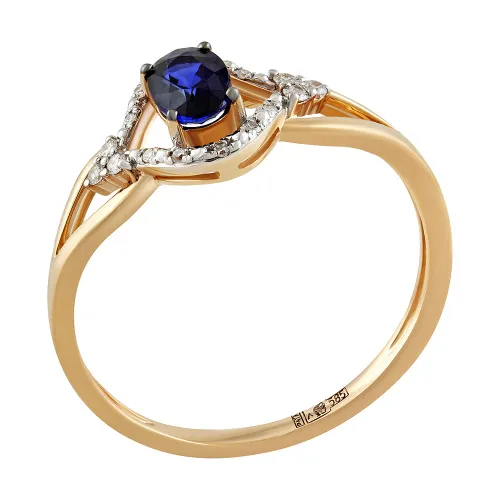 Кольцо Золото 585, 36-41R01316-X0DDSD