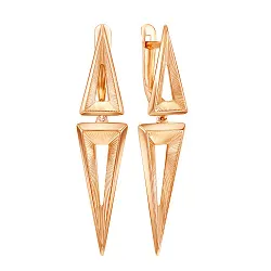 Серьги, Золото 585 00-62-0489-00