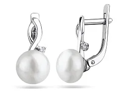 Серьги, Серебро 925, Жемчуг 647139