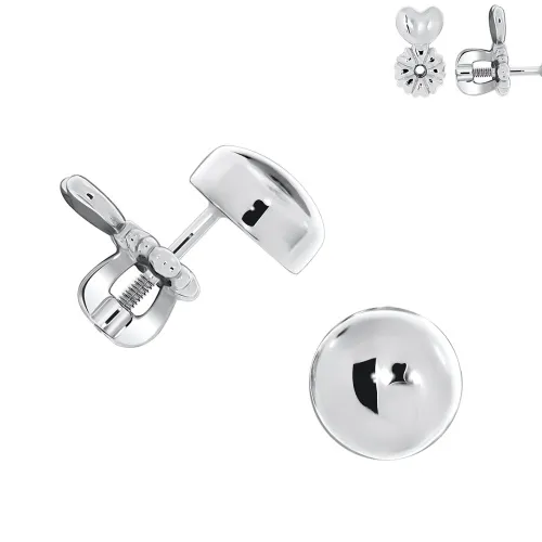 Серьги пусеты-гвоздики, Серебро 925, 2340400650