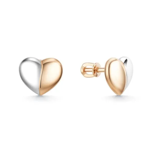Серьги пусеты-гвоздики, Золото 585, С5501