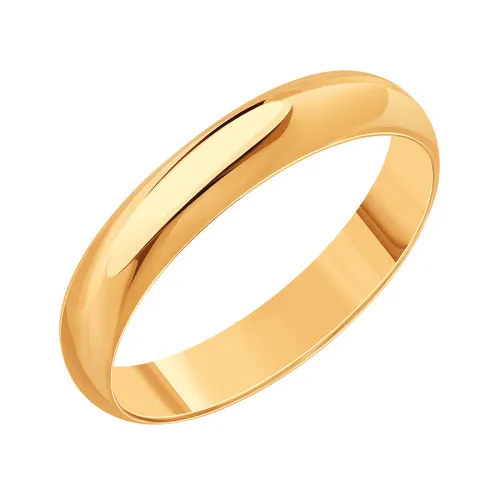 Обручальное кольцо,  Золото 585,  К-5-4н