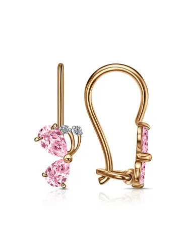 Детские серьги,  Золото 585, С132-2066М6