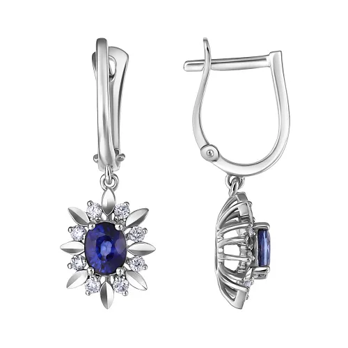 Серьги, Золото 585, 2047E-W10