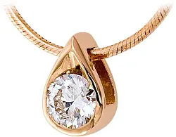 Колье,  Золото 585, Бриллиант 325211ю Колье,  Золото 585, Бриллиант 325211ю