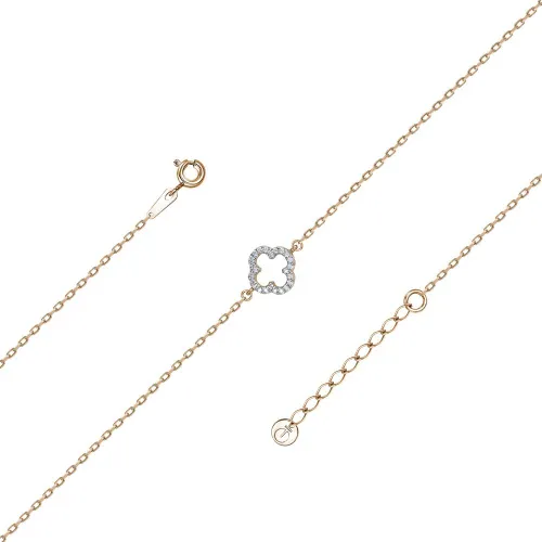 Браслет фантазийный Золото 585 
 Бр112-6830 Браслет фантазийный Золото 585 
 Бр112-6830