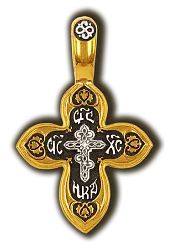 Подвеска крест, Серебро 925 08037