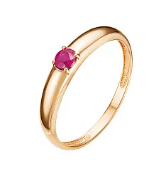 Кольцо Золото 585, Рубин К110-5244Р