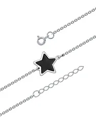 Браслет фантазийный Серебро 925 
 , Эмаль 4-00016