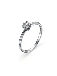 Кольцо Серебро 925, Фианит К-068р