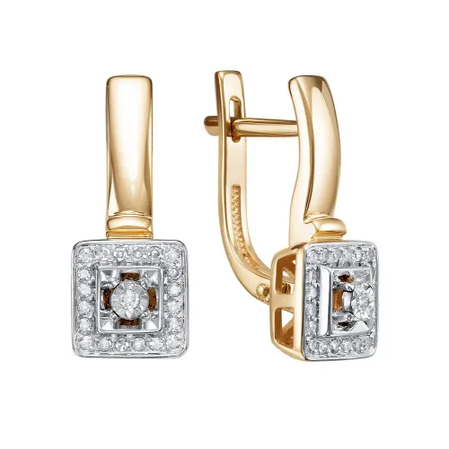 Серьги, Золото 585, С113-8176