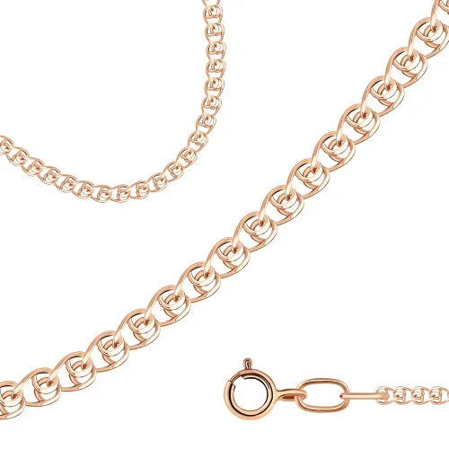 Цепочка Золото 585, плетение Лав (LOVE), ЦЛ140А2-А51-55