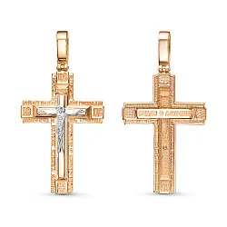 Подвеска крест, Золото 585 0806634 Подвеска крест, Золото 585 0806634