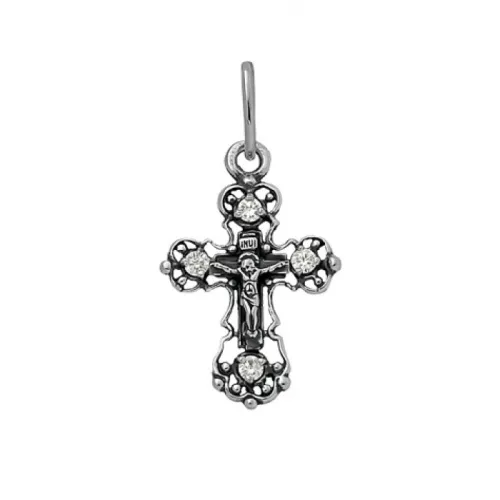 Подвеска крест, Серебро 925, Кр-376р