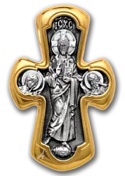 Подвеска крест, Серебро 925 101.019