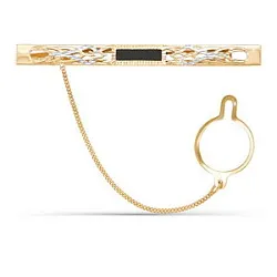 Зажим для галстука  , Фианит 017045