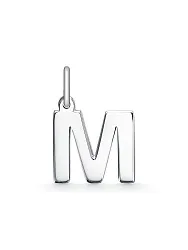 Подвеска буква М,  Серебро 925 1-00091