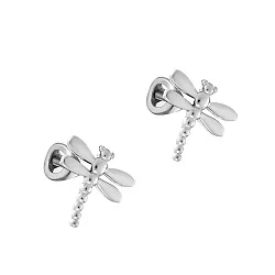 Серьги пусеты-гвоздики, Серебро 925 с1147рв                   Серьги пусеты-гвоздики, Серебро 925 с1147рв