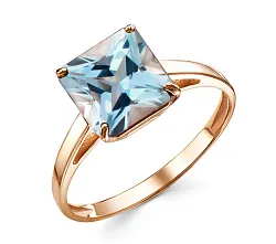 Кольцо Золото 585, Топаз 1528808 1 6 10