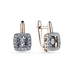 Серьги, Золото 585, Бриллиант 02-11-5894-31-00 Серьги, Золото 585, Бриллиант 02-11-5894-31-00