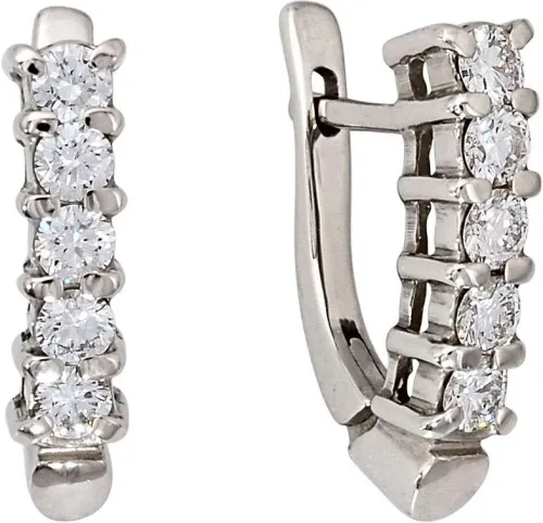 Серьги, Золото 585, 123821ю