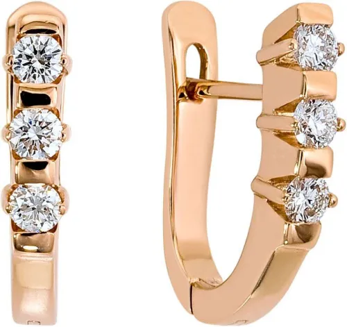 Серьги, Золото 585, 127211ю