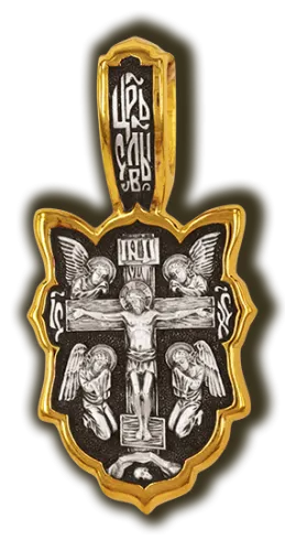 Подвеска крест, Серебро 925, 08317